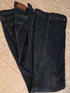 SHYANNE MID RISE FLARE BLUE JEAN